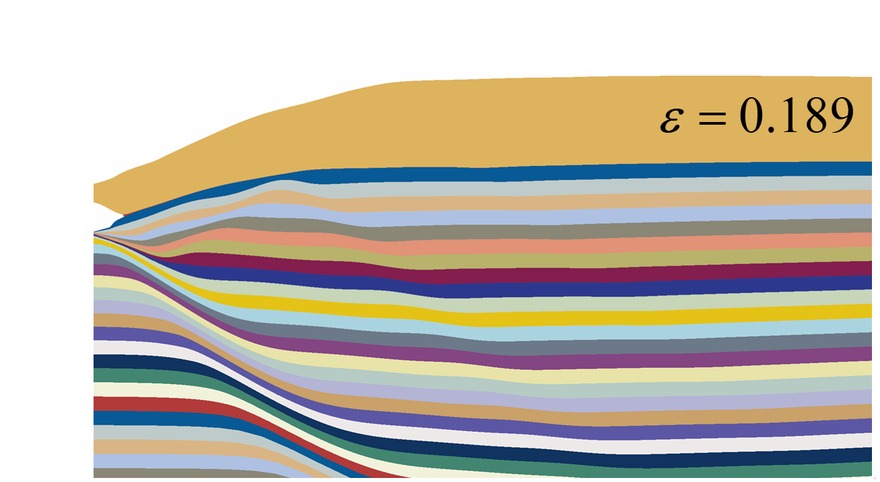 Type C at the necking strain of 0.189: the film necks at the notch